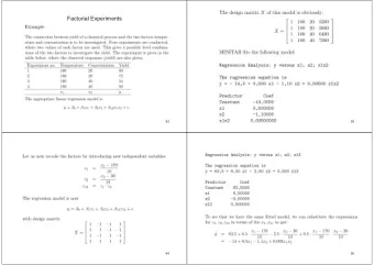 Factorial Experiments  92  93  94  95  96  97  Back to two-factor experiment  98  99  Interaction