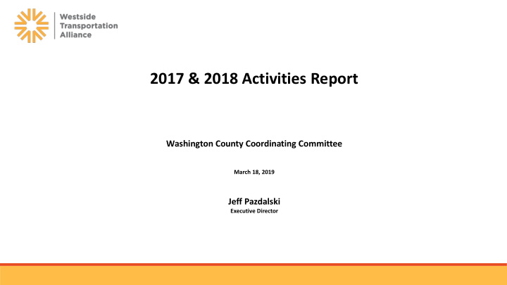 2017 2018 activities report