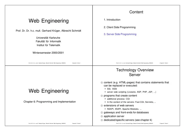 web engineering