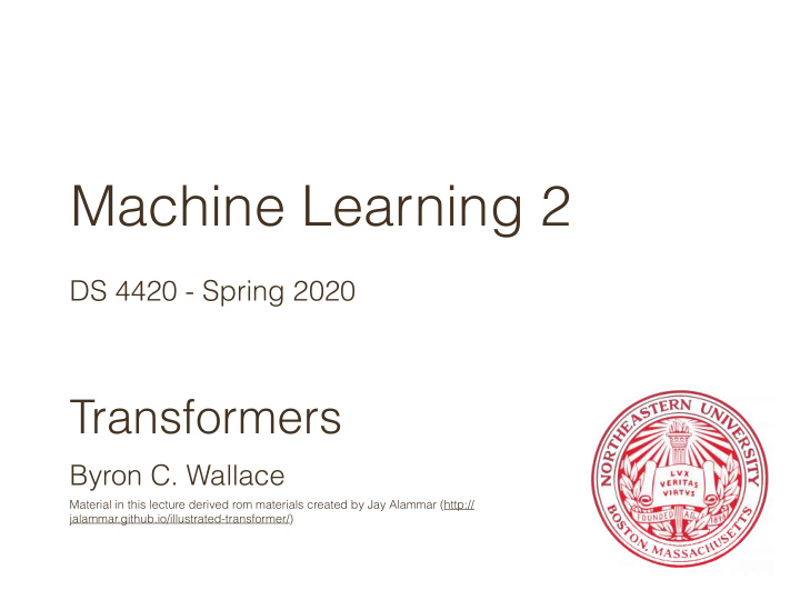 machine learning 2