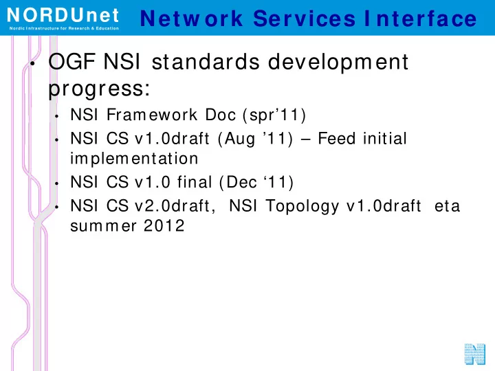 netw ork services i nterface