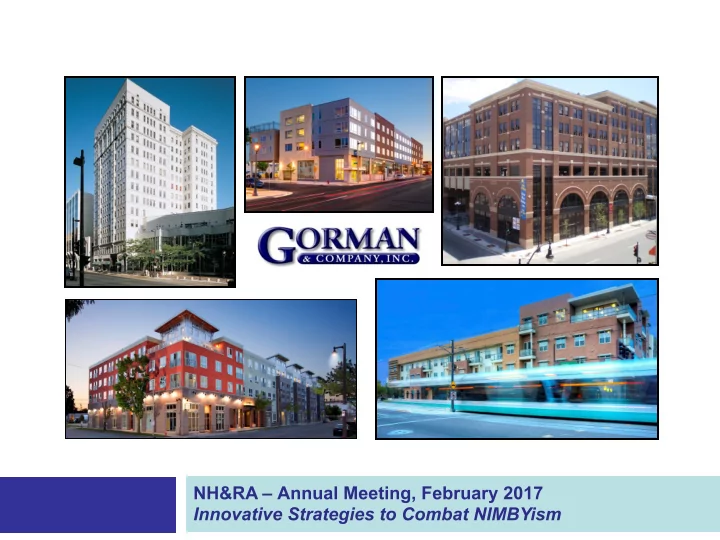 nh ra annual meeting february 2017 innovative strategies