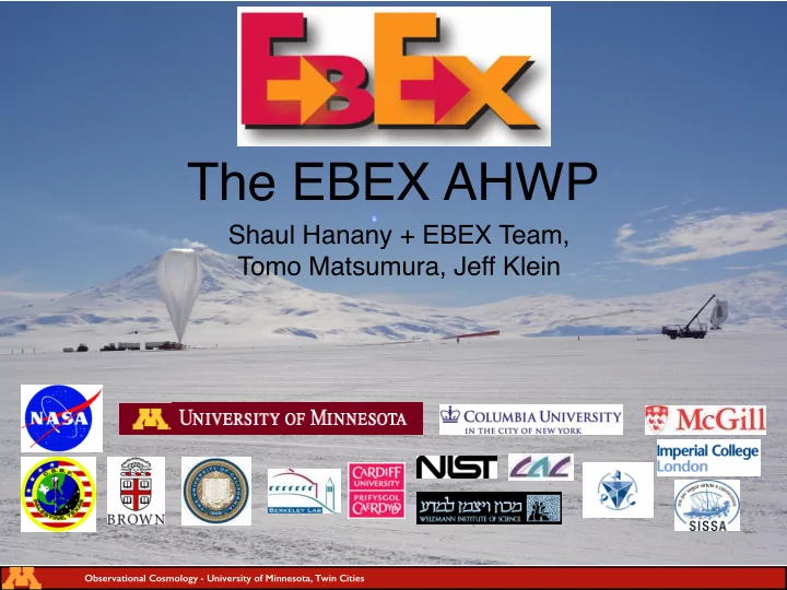 the ebex ahwp