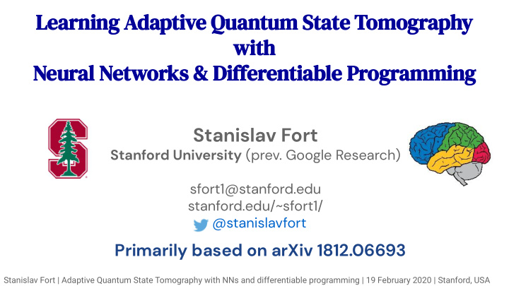 learning adaptive quantum state tomography with neural