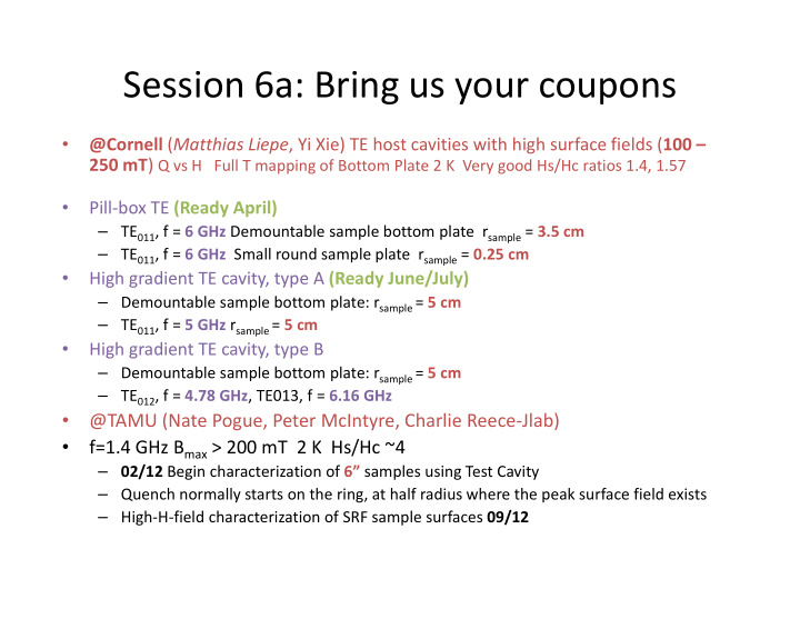 session 6a bring us your coupons