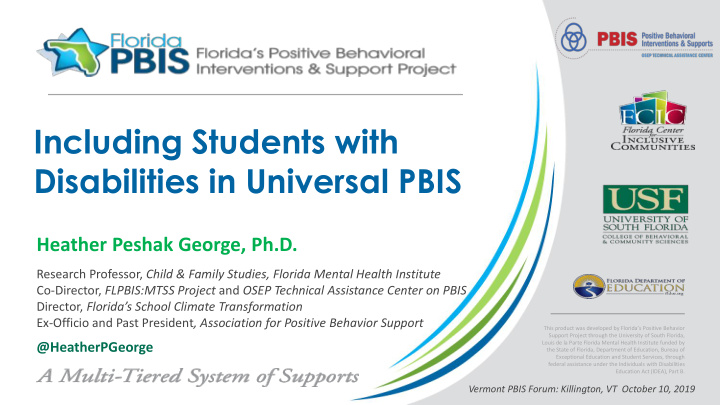 disabilities in universal pbis