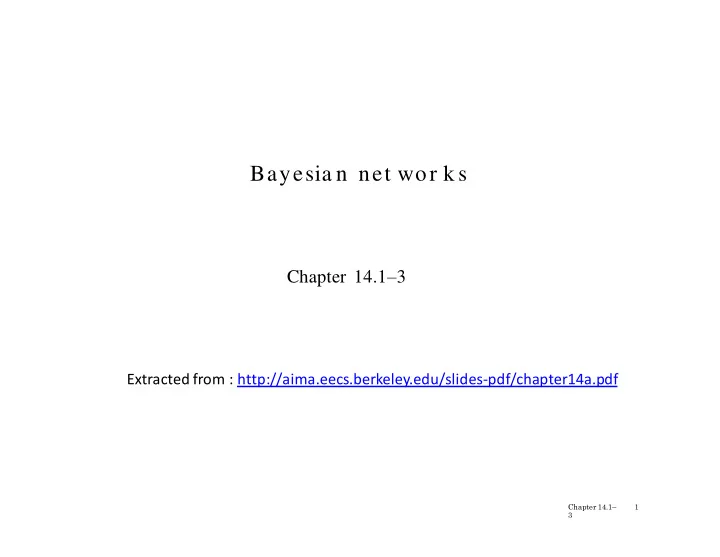 bayesia n net wor k s