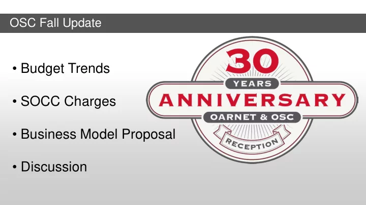 budget trends socc charges business model proposal