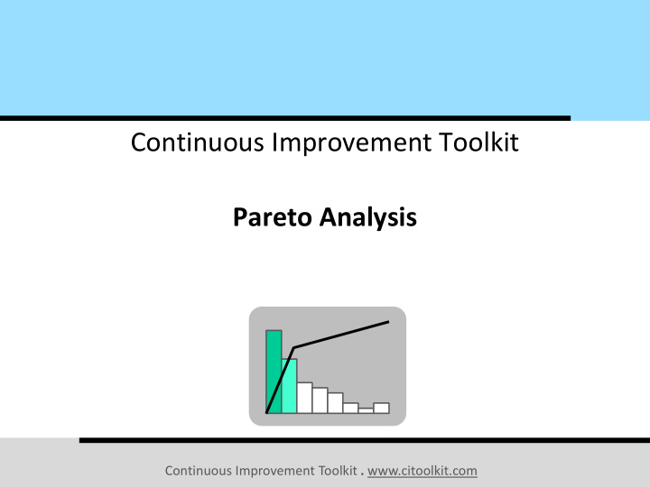 continuous improvement toolkit