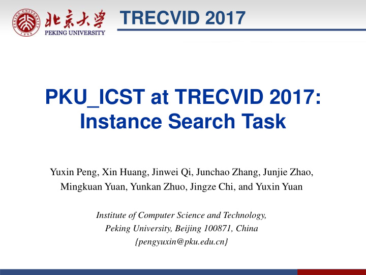 pku icst at trecvid 2017