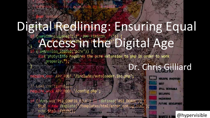 digital redlining ensuring equal access in the digital age
