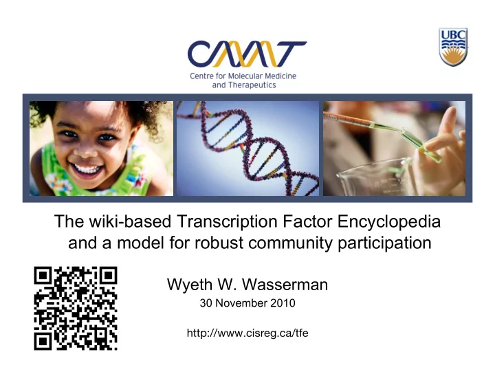and a model for robust community participation wyeth w