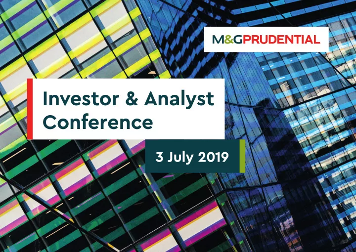 investor analyst conference