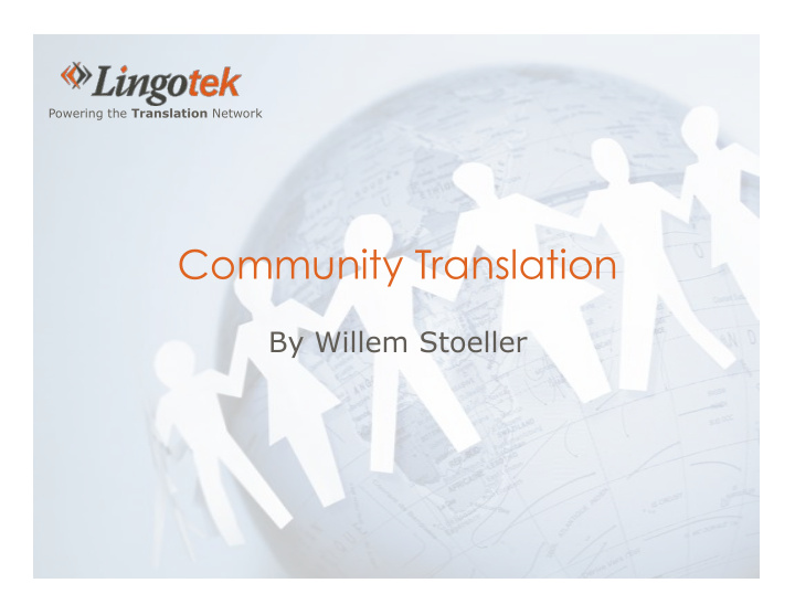 community translation