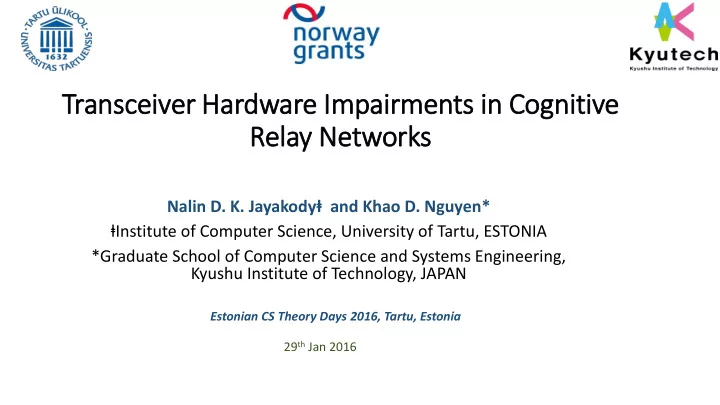relay networks