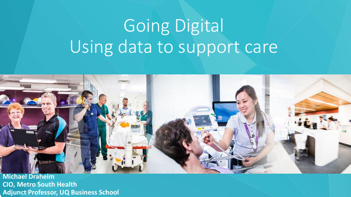 using data to support care