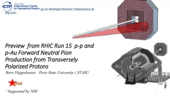 p-Au Forw  rward Neutral Pio  ion  Pro  roduction fr  from Transversely  Polarized Pro  rotons