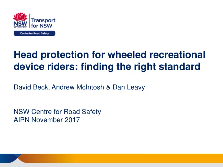 head protection for wheeled recreational