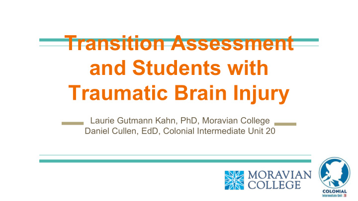transition assessment and students with traumatic brain