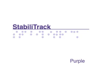 Why StabiliTrack?  1.8 million blind Americans  30% less active  Limited exercise/training options
