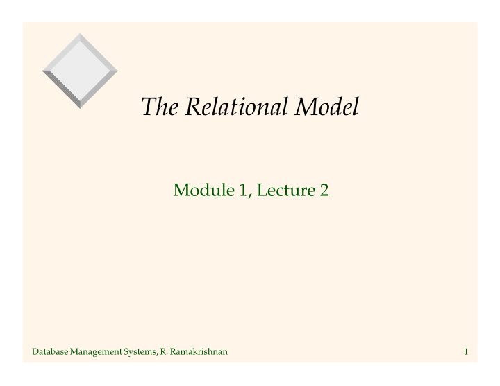 the relational model