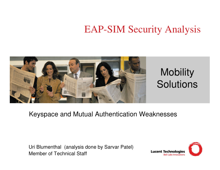 eap sim security analysis