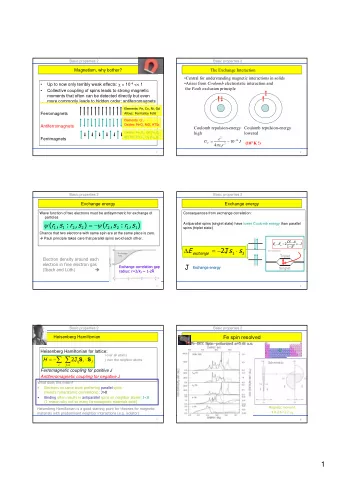 H  =    2  J    S  S  j over the neighbor atoms  ij  i  j  Schematic:  i  j    i