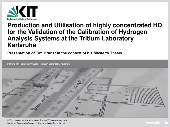 production and utilisation of highly concentrated hd