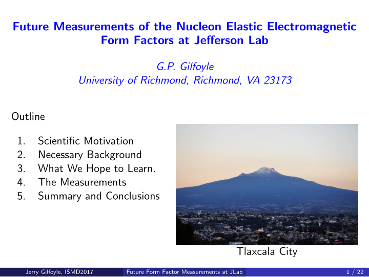 future measurements of the nucleon elastic