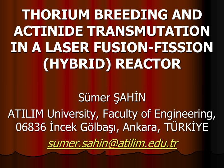 thorium breeding and