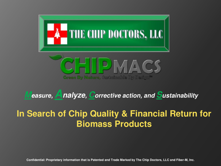 who are the chip doctors since 1991 the chip doctors llc
