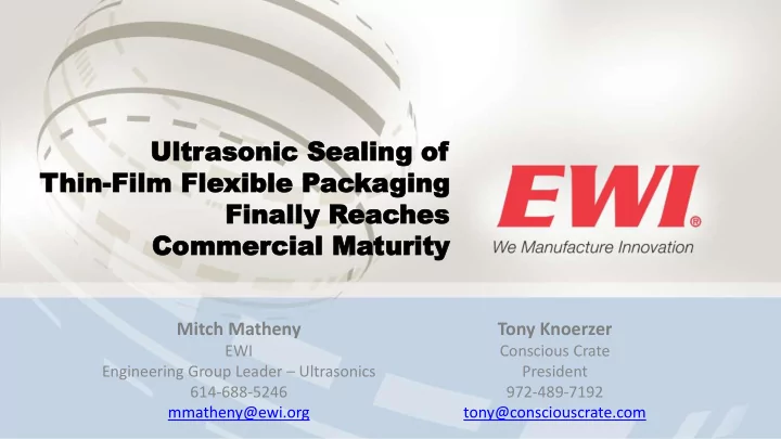 commer commercial cial ma maturit turity