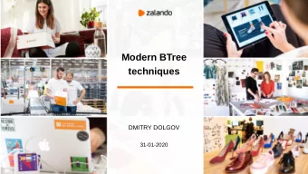 Modern BTree  techniques  DMITRY DOLGOV  31-01-2020  @aspis7  1  @aspis7  1  Graefe, Goetz and