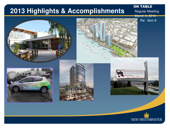 2013 highlights amp accomplishments