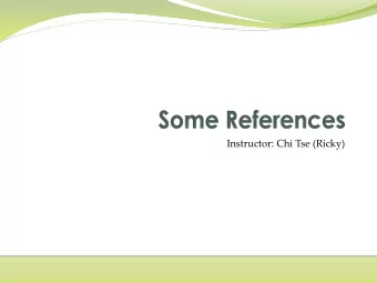 Instructor: Chi Tse (Ricky)  T  o pic s:  vi cheat sheet  Escape characters / sequences