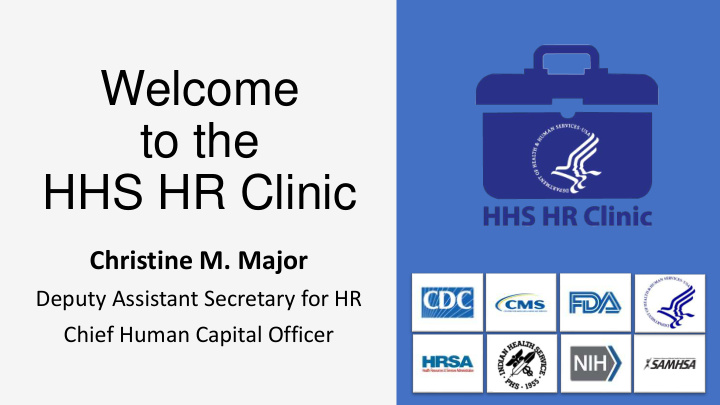 welcome to the hhs hr clinic