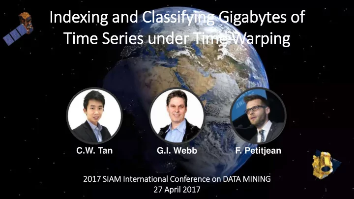 indexing and cla in lassify fying gig igabytes of