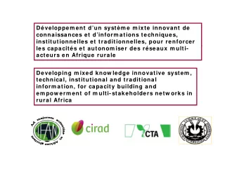 Dveloppem ent dun systm e m ixte innovant de  Dveloppem ent dun systm e m ixte