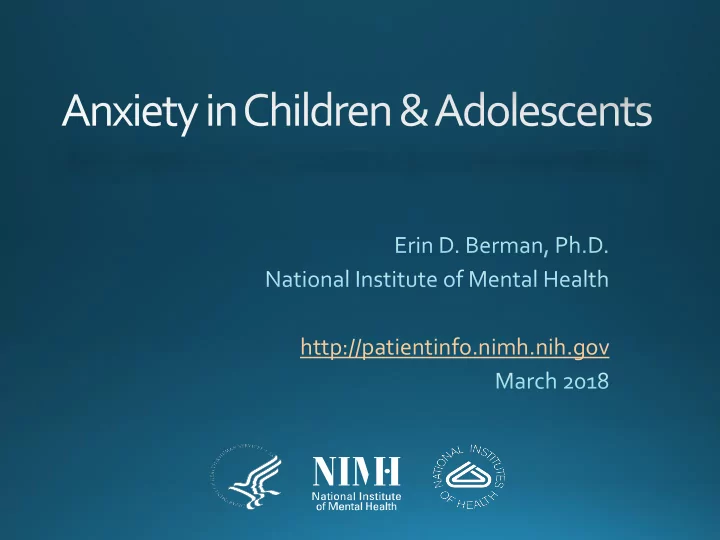http patientinfo nimh nih gov but no brain areas are