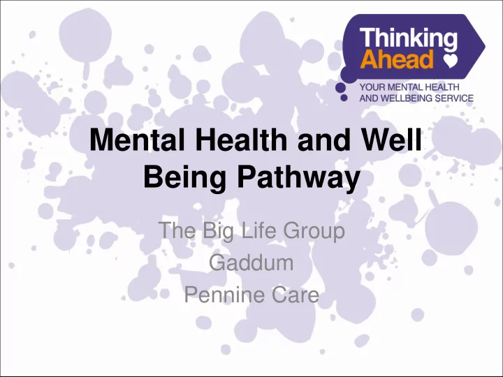 being pathway