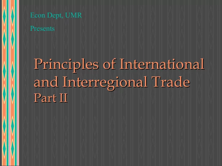 principles of international principles of international