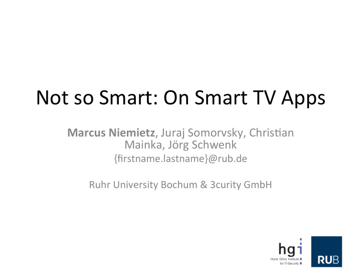 not so smart on smart tv apps