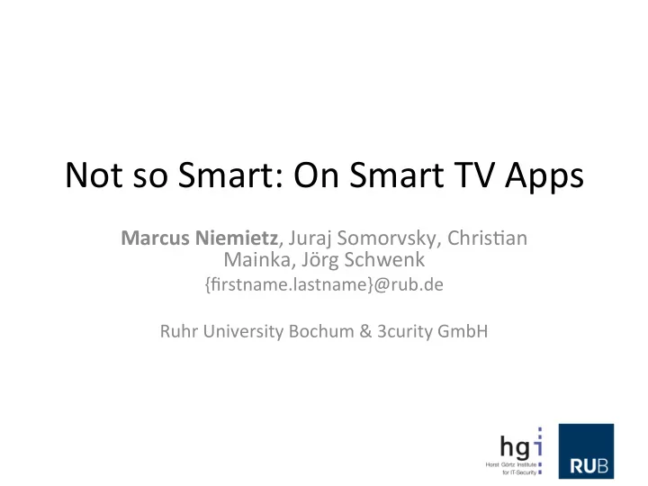not so smart on smart tv apps