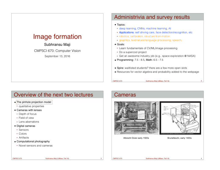 image formation