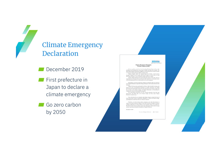 climate emergency declaration