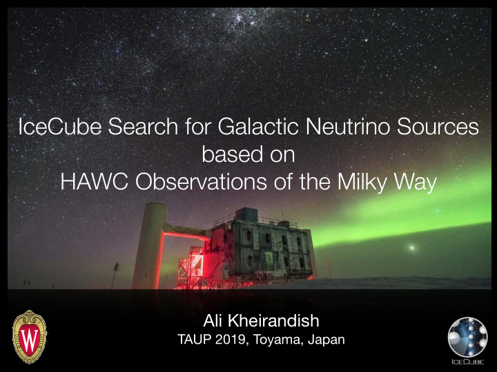 icecube search for galactic neutrino sources based on