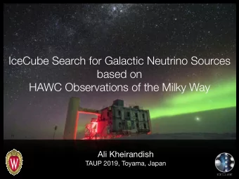 IceCube Search for Galactic Neutrino Sources  based on  HAWC Observations of the Milky Way Ali