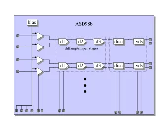 bias  ASD98b  s  d1  d2  d3  disc  lvds  d  diffamp/shaper stages  s  d1  d2  d3  disc  lvds  d  1
