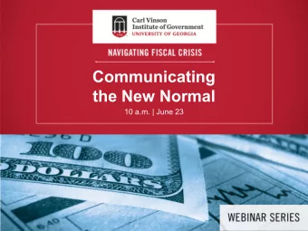 Communicating  the New Normal  10 a.m. | June 23  Presenting today.  Paula Sanford, PhD  Michael