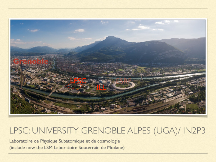 lpsc university grenoble alpes uga in2p3